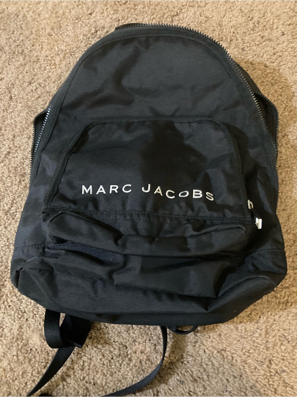 Marc Jacobs Black Nylon Backpack